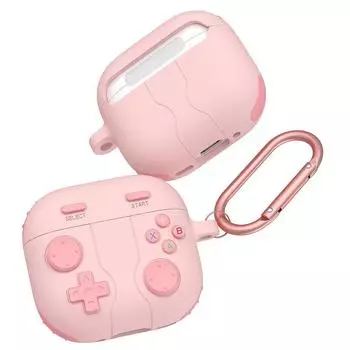 Airpods4 Protective Case Airpods2 Earphone Sleeves Game Console Airpods4 Earphone Case Airpods3 Protective Case Liquid Silicone AirPods Soft Case Apple AirPods 1/2 Generation Young Adult powder