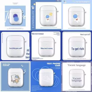 AirPods Pro Cartoon Protective Case - Transparent, Compatible with 2nd/3rd Gen. AirPods 3rd Generation