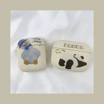 AirPods Утка Apple 3 Поколение Силиконовый Чехол для Наушников Airpods 3 Yachuan Qing [frosted soft shell]]