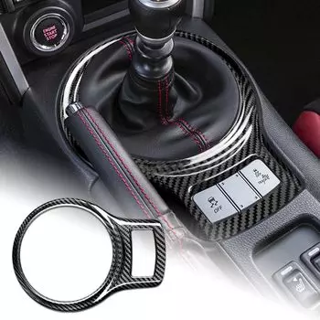 AIRSPEED Toyota 86 ZN6 Subaru BRZ ZC6 Аксессуары Детали интерьера Твердый карбоновый автомобиль Ручка переключения передач Панель Отделка Накладка Наклейка Subaru BRZ Toyota 86