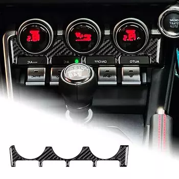 AIRSPEED Toyota GR86 ZN8 Subaru BRZ ZD8 2021 2022 2023 2024 Аксессуар Настоящее углеродное волокно Автомобильный кондиционер воздуха регулировка рамки наклейка стильный