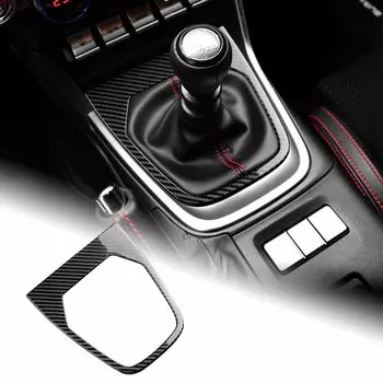 AIRSPEED Toyota GR86 ZN8 Subaru BRZ ZD8 2021 2022 2023 Аксессуар из настоящего твердого углеродного волокна Ручка переключения передач автомобиля Панель Отделка Крышка Стильная наклейка Subaru BRZ