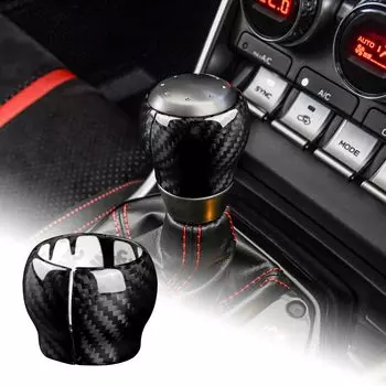 AIRSPEED Toyota GR86 ZN8 Subaru BRZ ZD8 2021 2022 2023 2024 Аксессуары из углеродного волокна Интерьер Детали интерьера Ручка переключения передач Крышка головки Наклейка на ручку
