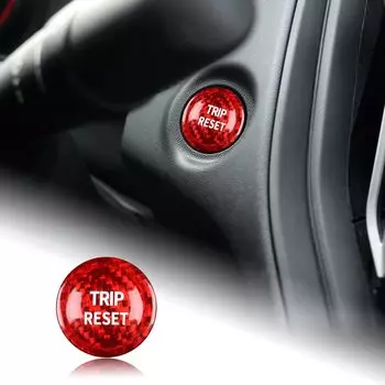 AIRSPEED Toyota GR86 ZN8 Subaru BRZ ZD8 WRX S4 STI 2022 2024 Эксклюзивные аксессуары из углеродного волокна Детали интерьера Кнопка сброса поездки Декоративная рамка