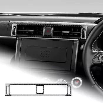 AIRSPEED Toyota GR86 ZN8 Subaru BRZ ZD8 Accessory Parts Realistic Carbon Fiber Car Central Control Outlet Panel Decoration Sticker Air Conditioner