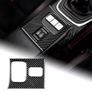 AIRSPEED Toyota GR86 ZN8 Subaru BRZ ZD8 2021 2022 2023 2024 Аксессуар Настоящее углеродное волокно Автомобильное сиденье Кнопка обогревателя Крышка Наклейка Стильная наклейка Subaru BRZ