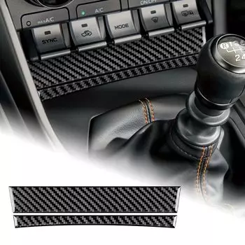 AIRSPEED Toyota GR86 ZN8 Subaru BRZ ZD8 2021 2022 2023 2024 Аксессуар Настоящее углеродное волокно Автомобильный кондиционер воздуха регулировка рамки наклейка стильный