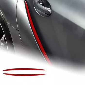 AIRSPEED Toyota Supra GR A90 A91 MK5 Эксклюзивные аксессуары Накладка для защиты двери автомобиля из настоящего углеволокна Защита от царапин Защитная наклейка на дверь Декаль