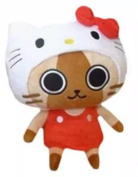 Airu x Kitty Plush Toy L Airu