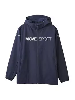 AIRY TRANSFER Light Warm Full Zip Hoodie NV L [DESCENTE]