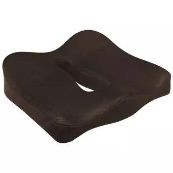 AiS to you Осанка Ergo Support Низкая устойчивость 3D 3D Красивый Распределяет Тело Уменьшает Перфорированный пончик Натуральный Поставляется с пеной с эффектом памяти Ergo Cushion коричневый