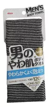 Aisen Soft Skin Nylon Towel Body Towel Men s чёрный