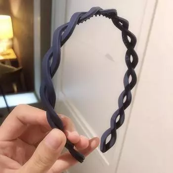 AISHG Мода Повязка для мытья лица и волос для женщин Корейская плетеная простая плетеная твист повязка на голову Головной убор Аксессуары для волос для девочек