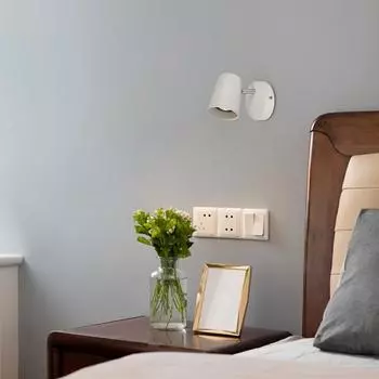 Aisilan LED настенный светильник 5 Вт сменный GU10 Blub современный стиль настенный светильник регулируемый угол бра для прикроватной гостиной 5W&Warm White (2700-3500K)