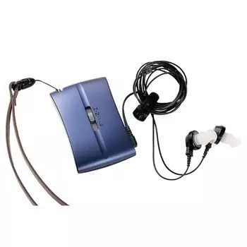 Aisin Healthcare SENTI представляет стильный слуховой аппарат бинаурального ношения карманного типа Pocket sel1 box слуховой аппарат HC-001 (Темно-синий)