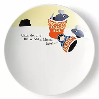 Aito 278242 Тарелка Leo Lionni, средняя тарелка, прибл.. 6,3 дюйма (16 см), Александр, Mino Ware, сделано в Японии