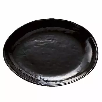 Aito Aito Seisakusho Serving Plate Approximately 16 x 12 cm Ink Seto Ware Dishwasher Microwave Safe Made in Japan 288104 Kei