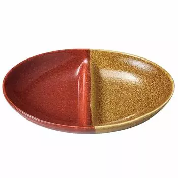 Aito Aito Seisakusho [Tone on Tone] Mini Plate Dish Approx. 12 x 10cm Red Mino Ware Dishwasher Microwave Safe Made in Japan 266486