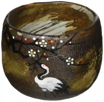 Aito Kyoto Kiyomizu Ware Tea Cup Small Yawata Kiln Kissho Tsuru UBH553-02