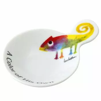 Aito [Leo Lionni] Тарелка с фасолью Petit Tray, прибл.. 9 x 7 см Chameleon Mino Ware Сделано в Японии 278207