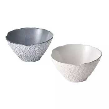 aito Manufacturing Lien Чаша Суповая Чашка Тарелка L Прибл.. 18 см парный набор Mino Ware для посудомоечной машины и микроволновой печи, сделано в Японии 267801