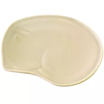 Aito Seisakusho [Neko Neco] Small Plate, Approx. 11cm, Cat Pattern, Cream, Microwave and Dishwasher Safe, Seto Ware, Made in Japan 111099