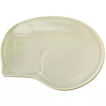 Aito Seisakusho [Neko Neco] Тарелка Блюдо Сервировочное Блюдо Прибл.. 18 см, узор «кошка», серая, можно мыть в микроволновой печи и посудомоечной машине, изготовлена в Японии, 111102