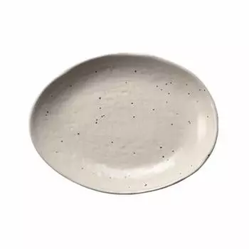 aito Seisakusho Serving Plate Approximately 16 x 12cm Unohana Seto Ware Dishwasher Microwave Safe Made in Japan 288102 Kei