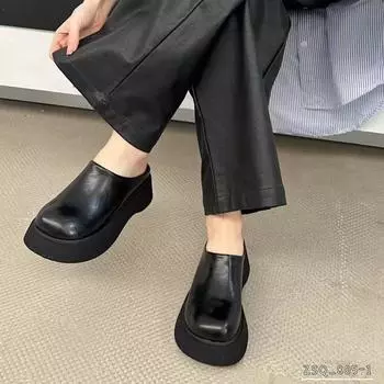 [Aixiu Bingxin] Черные нескользящие тапочки с толстой подошвой для женской летней верхней одежды 2024 года, новые тапочки с полуподносом и сумкой 35 белый