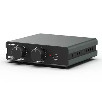 AIYIMA T3 PRO RIAA Phono Preamp для профессионального фонографа HiFi Preamp с усилением 39 дБ, регулировкой громкости, адаптером питания переменного тока для проигрывателя/пластинки MM/MC