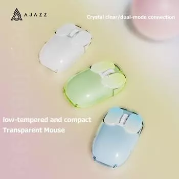 Ajazz I069 Беспроводная и проводная игровая USB-мышь 2,4G Оптическая компьютерная мышь для портативных ПК зелёный