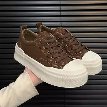 AJGS Women s Thick Sole Vulcanized Shoes Sneakers Leopard Print Low Top Walking Casual Shoes Lace Up Breathable Women s Shoes 35 цветной печати леопарда