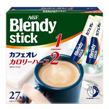 Ajinomoto AGF Blended Stick Cafe au Lait Calorie Half 27 pieces