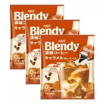 Ajinomoto AGF Blendy Potion Caramel Ore Base 6 шт. x 3 пакета [Распродажа набора]