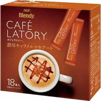 Ajinomoto AGF Cafe Latory Caramel Macchiato 18 bottles x 2