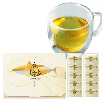 Ajinomoto Dashi Tea Bonito 10 servings Drinking Dashi Gift Petit Luxury Drip Bag Decaffeinated by Chef Hasegawa of Michelin Dashi-Cha [Supervised