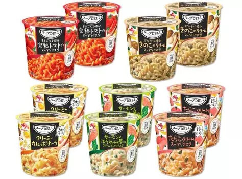 Ajinomoto Soup DELI 5 видов, 10 блюд, набор, ассортимент, суп, деликатес, овощной суп, ассортимент, крем-суп, паста, большая емкость, экстренная еда