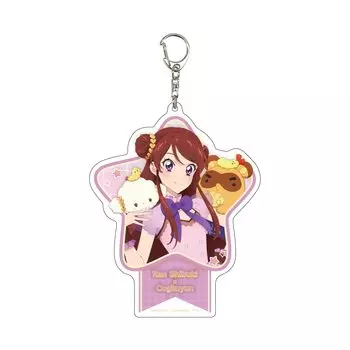 Айкацу! x Sanrio Characters 03 Shibuki Ran x Kogimyun [Оригинальная иллюстрация] Большой акриловый брелок