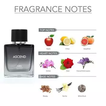 Ajmal Ascend Eau De Parfum Восточные духи 100 мл Офисная одежда для унисекс. 100 ml