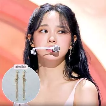 [Аймельби] Капли с лентой и кристаллами