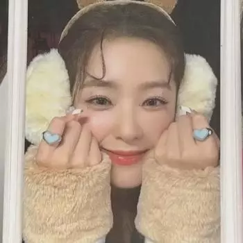 Айрин Пока 2022 Рождественская торговая карта Рандомный Бонус предзаказа Невыпущенная фотокарточка Redvelvet с автографом