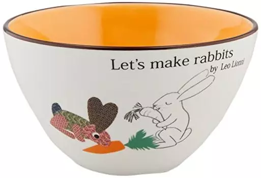Айто Лео Лионни 278702 Кафе Салатница, прибл.. 4,3 дюйма (11 см), Кролик Мино Уэр
