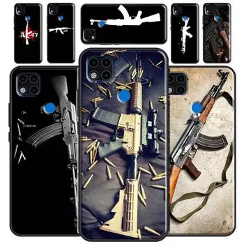 AK47 пистолет пули принципиально для Xiaomi Redmi Note 10S 9S 8T 9 Note 10 Pro Note 11 Pro Redmi 9C 9A 9T мягкий чехол Redmi 7A