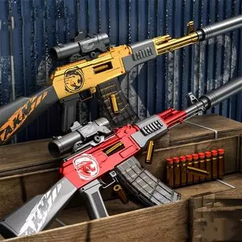 AK47 Throwing Shell Soft Bullet High Spec Черный Красный - Humvee D032D красный