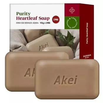 AK Derma Clean Eoseongcho Нейтральное мыло для умывания лица, 110 г, 2 шт.