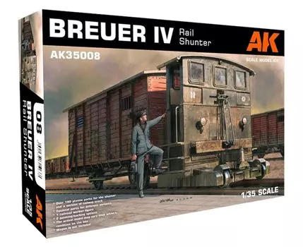 AK Interactive Breuer IV type shunting locomotive plastic model AK35008 1/35