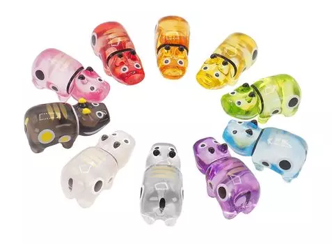 Akabeko Bekozu Jewelry Toys Jewelry Mascot Красочные 10 цветов Всего 10 предметов Набор Вместимость для Akabeko Akabeko Capsule Toys Игрушки Развивающие игрушки