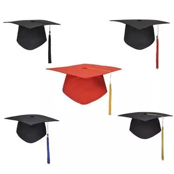 Академический выпускной шапка-шляпа с кисточкой, аксессуары для вечеринок, подарки A