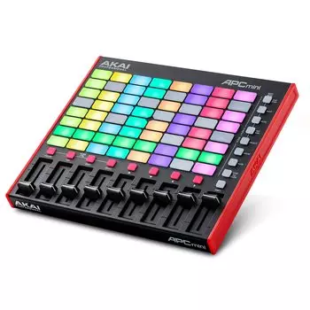 Akai Professional USB MIDI-контроллер 64 RGB-пэда MIDI-микшер с Ableton Live Lite APC mini MK2