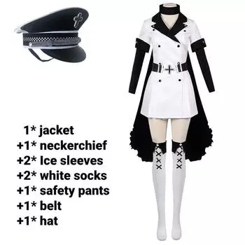 Акаме Га Киру Эсдес Костюм для косплея Аниме Периферийный костюм Поклонники Несколько размеров XXL